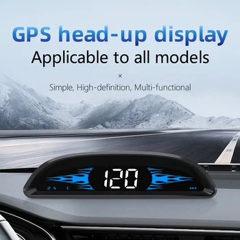 2023 НОВЫЙ Экран Дисплея с Двойной Системой GPS, Сигнализация Превышения Скорости, Сигнализация Усталости При Вождении, Головной Дисплей Автомобиля, Цифровой