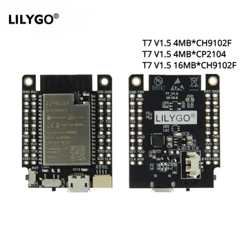 LILYGO® TTGO T7 Mini32 V1.5 ESP32-WROVER-E Двухъядерная плата разработки беспроводного модуля PSRAM Wi-Fi Bluetooth CH9102