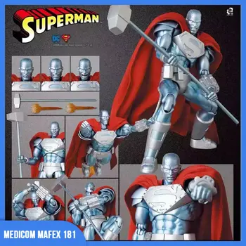 Originate Mafex № 181 Стальная фигурка Супермена Возвращение Супермена Киборг Коллекция аниме фигурок Супермена Модель Подарочные Игрушки