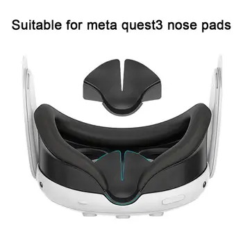 1ШТ Для Meta Quest3 Затемняющие Носовые Накладки Прочная Силиконовая Подушка Для носа Meta Quest 3 Anti-Leaking Nose Pad Case VR She S5T3