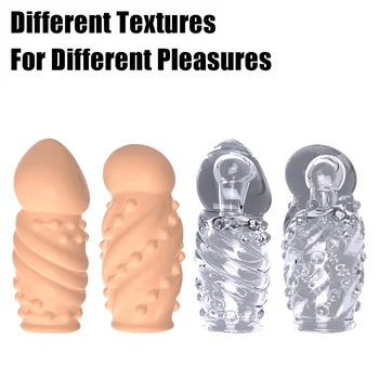 Шипы, презервативы, кольца для члена, увеличение пениса для мужчин, Удлинитель головки, Тренажер для задержки, рукав для члена, Мужской мастурбатор, секс-игрушки для пар