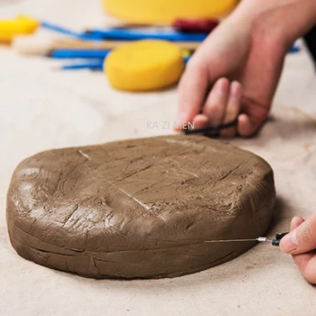 Инструмент для гончарного дела, режущий кусок грязи, Проволока длиной 40 см, линия для резки грязи, Инструмент для нарезки грязи своими руками, Инструмент для формирования глиняной доски, Полимерная глина