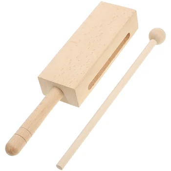 1 Комплект деревянных ритм-инструментов Музыкальный деревянный ударный инструмент с молотком