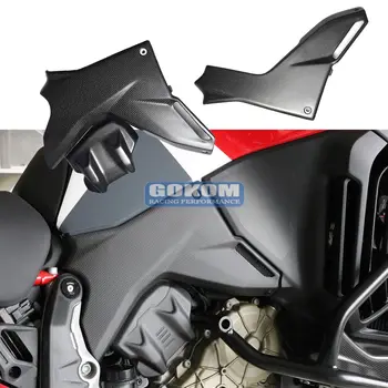 Запчасти для гоночных мотоциклов Gokom, боковые крышки бака из углеродного волокна, боковые крышки двигателя для Ducati Multistrada V4