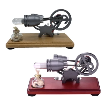Модель двигателя Стирлинга, эксперимент по физическим наукам, учебные пособия, модель двигателя с горячим воздухом, Физическая модель, Обучающая игрушка D5QC